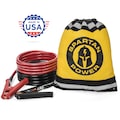 Spartan Power 4 AWG Heavy Duty Jumper Cables (10 Feet) JUMPER10FT4AWG